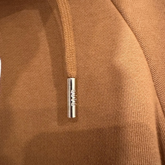 Be a Good Person Hoodie. Brown. Like new condition. XS. Raw sleeves. - Picture 5 of 9